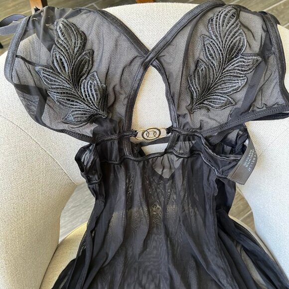 Bluebella Black Long Chemise Lingerie Dress (Like New) - Picture 8 of 12